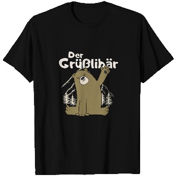 Discover Bear Pet Greetings bear cute bear waving T-Shirts
