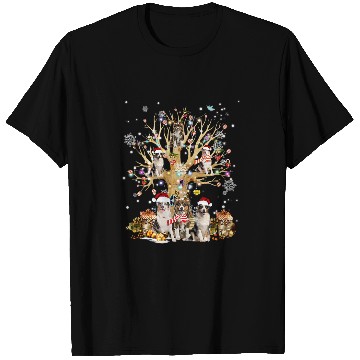 Discover australian shepherd christmas tree ornament dog lover T-Shirts