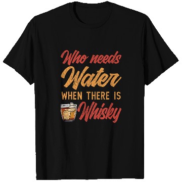 Discover Wines Fun Bourbon Whiskey Water and Whisky T-Shirts