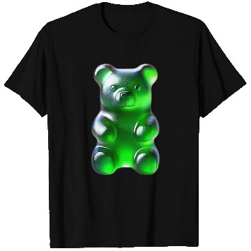 Discover Bear Pet Green Gummy Bear T-Shirts