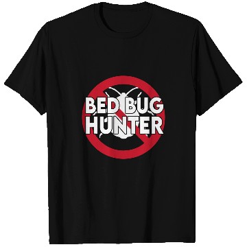 Discover Cool Bed Bug Hunter Design Exterminator Parasite T-Shirts