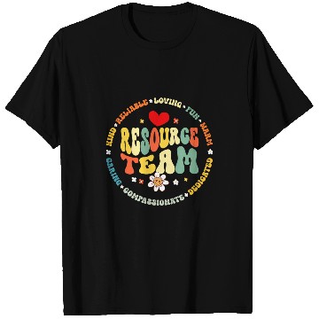 Discover Resource Teacher Team Special Education IEP Teaching Squad 1 T-Shirts