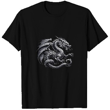 Discover Dragon Pet Silver Dragon 8 T-Shirts