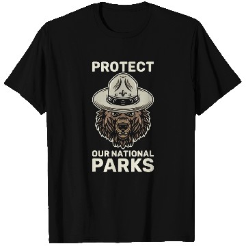 Discover Bear Pet Protect Our National Parks Outdoor Bear Environmentalist 3 T-Shirts