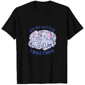 Discover Elephant Pet We re Better Together Elephant Siblings Sister Brother T-Shirts