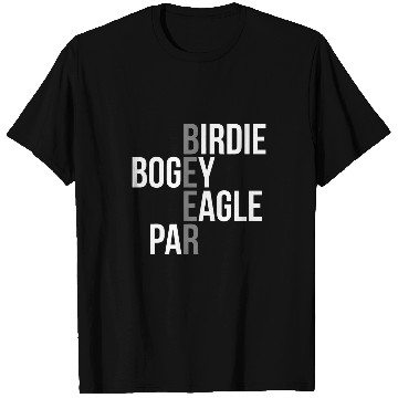 Discover Beer Fun Birdie Bogey Eagle Par Beer Golf 6 T-Shirts