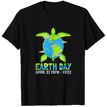 Discover Turtle Pet Earth Day Love World Sea Turtle Planet Environment T-Shirts