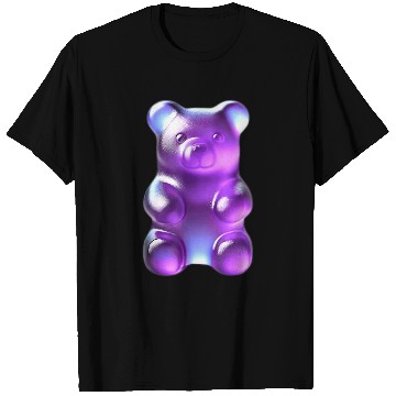 Discover Bear Pet Purple Gummy Bear T-Shirts