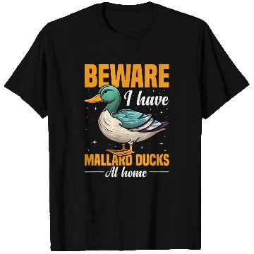 Discover Duck Pet Essentials Duck Toys Enclosure Mallard Duck Mom T-Shirts