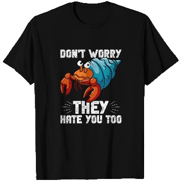 Discover Hermit Crab Owner Shells Crab Cage Hermit Crab Lover T-Shirts