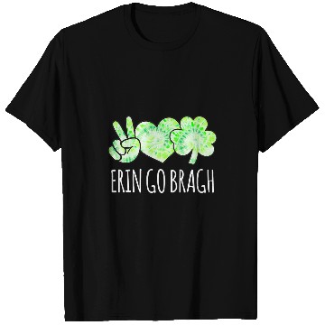 Discover Erin Go Bragh Ireland Forever St Pattys Day Green Tie Dye T-Shirts