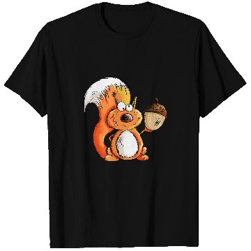 Discover Squirrel Pet Animal Print Wild Animals T-Shirts