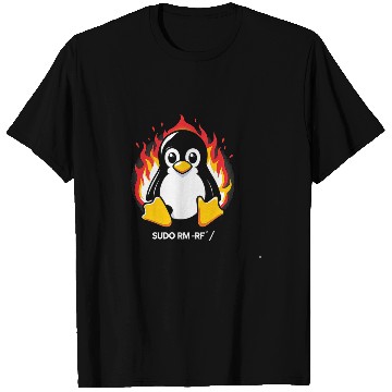 Discover Penguin Pet Funny Linux Penguin Tux Computer Science Idea T-Shirts