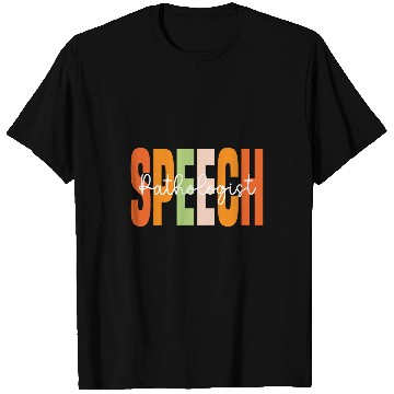 Discover Speech Pathologist Speech Therapy SLP Retro Groovy T-Shirts