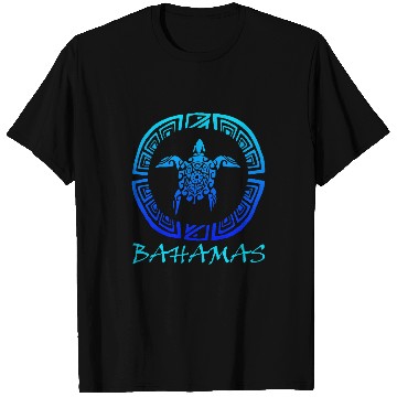 Discover Turtle Pet Bahamas Retro Throwback Sea Turtle Vacation T-Shirts