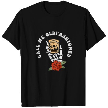 Discover Wines Fun Call Me Old Fashioned vintages Whiskey Bourbon T-Shirts