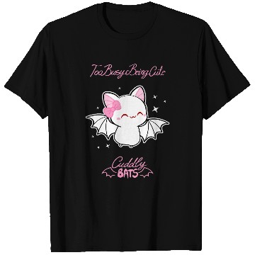 Discover Cute albino bat flying designed by Cuddly Bats comics T-Shirts