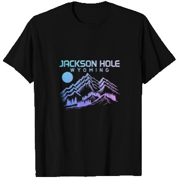 Discover Jackson Hole Wyoming Skis Snowboard Winter vintages Mountains T-Shirts