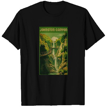 Discover Johnston Canyon Banff National Park T-Shirts