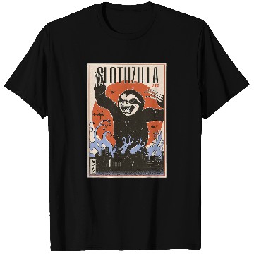Discover Sloth Pet Slothzilla Tokyo City Japanese Sloth Slothzilla T-Shirts