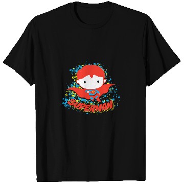 Discover DC Comics Superman Chibi Kawaii Graffiti Superhero Icon T-Shirts