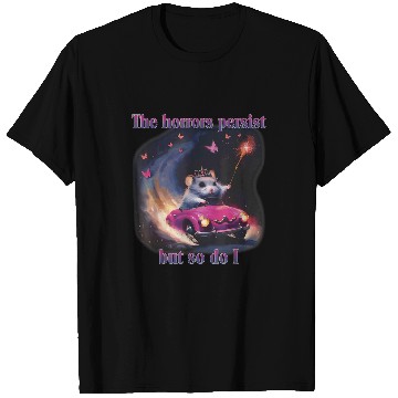 Discover Hamster Pet The Horrors Persist But So Do I Hamster Meme Love T-Shirts