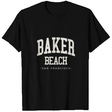 Discover vintages Baker Beach San Francisco CA californias Coast T-Shirts