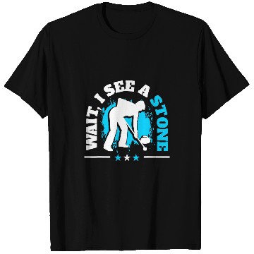 Discover Ice Curling Stone Curler T-Shirts