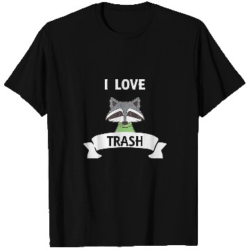 Discover Raccoon Pet I Love Trash Animal Lover T-Shirts