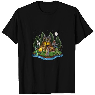 Discover Cryptozoology Cryptid Creatures bigfoots Jackalope Werewolf T-Shirts