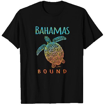 Discover Turtle Pet Bahamas Bound Sea Turtle Beach T-Shirts
