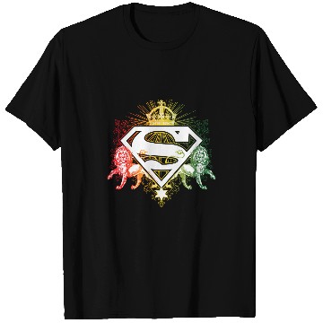Discover Lion Pet Superman Ornate Lion Shield T-Shirts