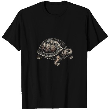 Discover Turtle Pet Box Turtle Graphic Art Design For Women And Men T-Shirts