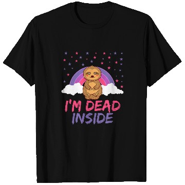 Discover Im Deads Inside Sloth Lazy Depressed Animal Design T-Shirts