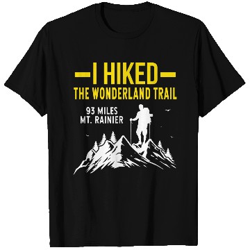 Discover I Hiked The Wonderland Trail Mt Rainier T-Shirts