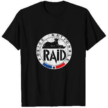 Discover French Special Forces Police Gendarmerie RAID T-Shirts