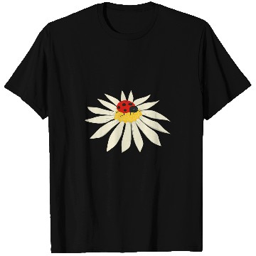 Discover Forest Animals Ladybug Flowers Gardening T-Shirts