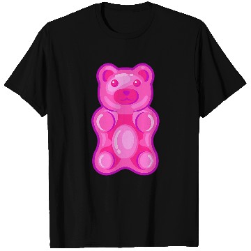 Discover Bear Pet Pink Gummy Bear Candy T-Shirts