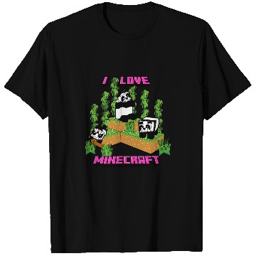Discover Panda Pet Minecraft Panda Love Poster T-Shirts
