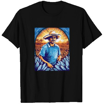 Discover Wines Fun Agave Farmer Blue Agave Plant Mexican Tequila Farm Farming T-Shirts