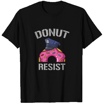 Discover Donut Resist Law Enforcement Cop Policeman T-Shirts