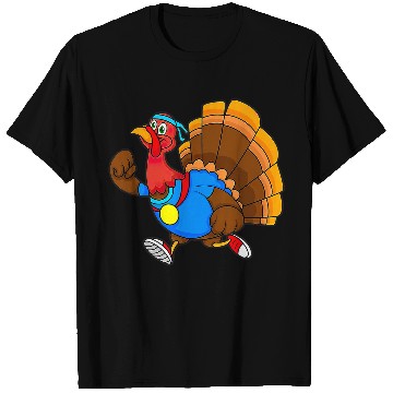 Discover Funny Turkey Running Turkey Trot Thanksgiving T-Shirts