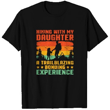 Discover Dad And Daughter WIlderness Explorer Camping Adventure 1 T-Shirts
