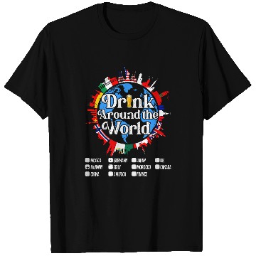 Discover Beer Fun Vacation Drinking Countries International National Beer Day T-Shirts