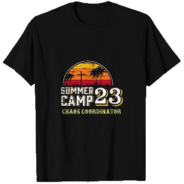 Discover cool camping design Summer Camp trip Chaos Coordinator T-Shirts