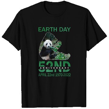 Discover Panda Pet Cute Earth Day 52nd Anniversary April Panda Environment T-Shirts