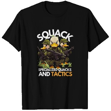 Discover Duck Pet Squack Specialized Quacks and Tactics Funny Duck SWAT Cop 3 T-Shirts