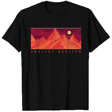Discover Endless Horizon Hiking Camping Nature Lover Hiker Camper T-Shirts