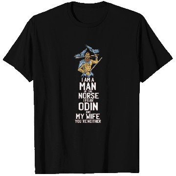 Discover Funny Man Of The Norse Bearded Viking Warrior T-Shirts