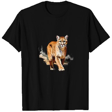 Discover Lion Pet Mountain Lion Predatory Cat 8 T-Shirts